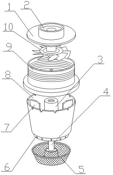 A wind-flow spore trap