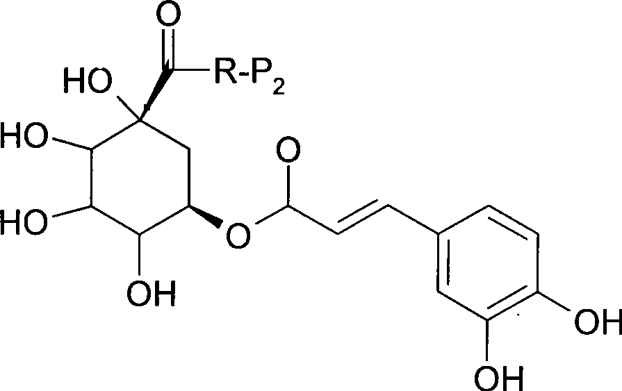 Antibody, method and reagent kit for detecting and determining chlorogenic acid