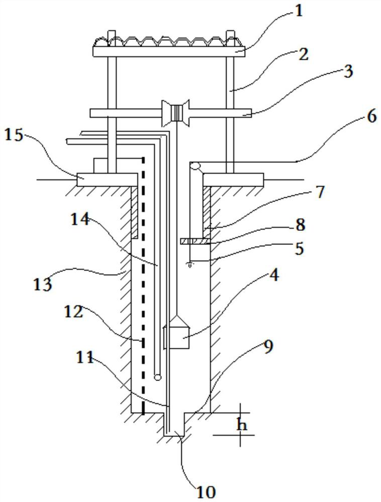 Manual hole digging pile hole mechanical high-pressure grouting construction protection device and manual hole digging pile hole construction method