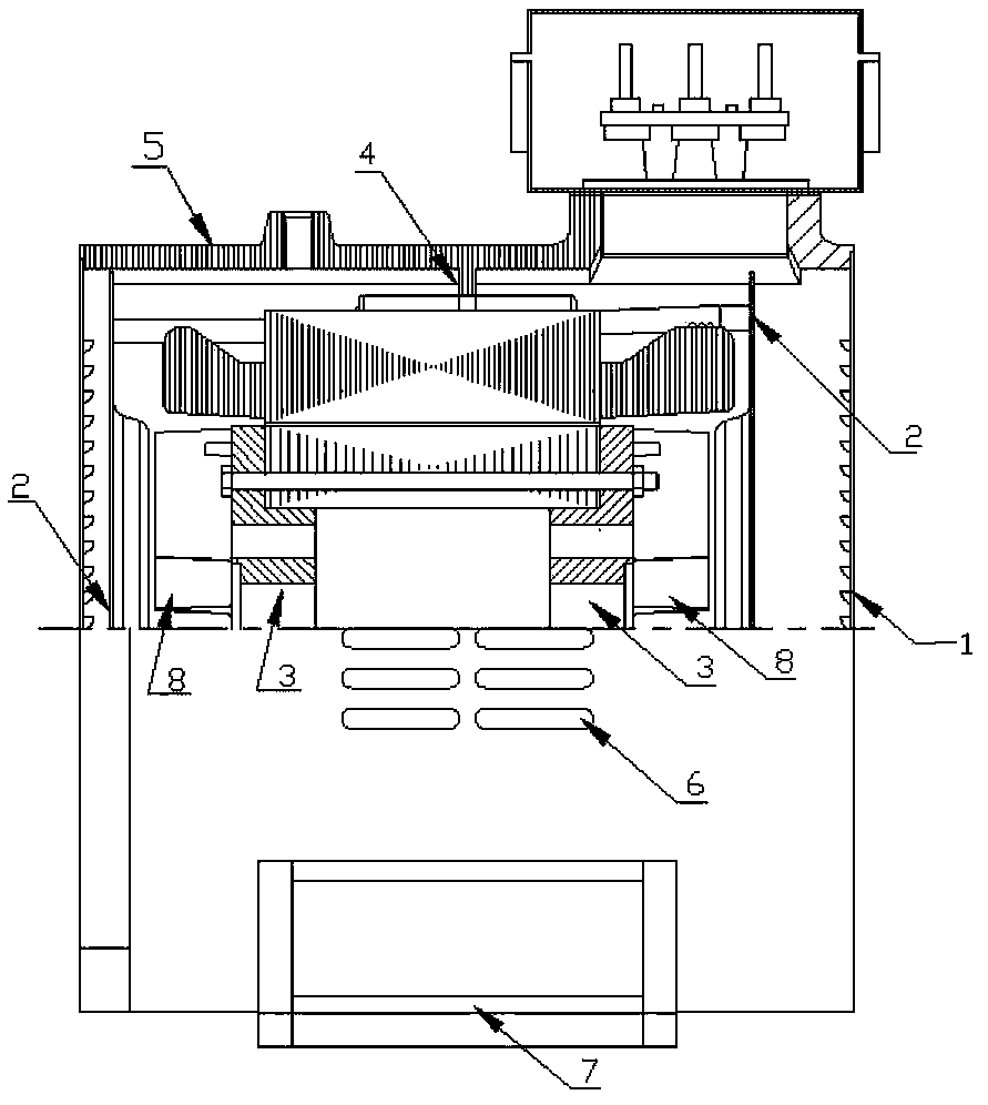 Cooling structure of permanent magnet motor