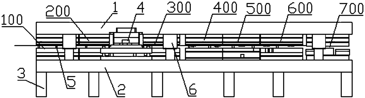 Punching and tapping module for wiring cassette machining machine tool