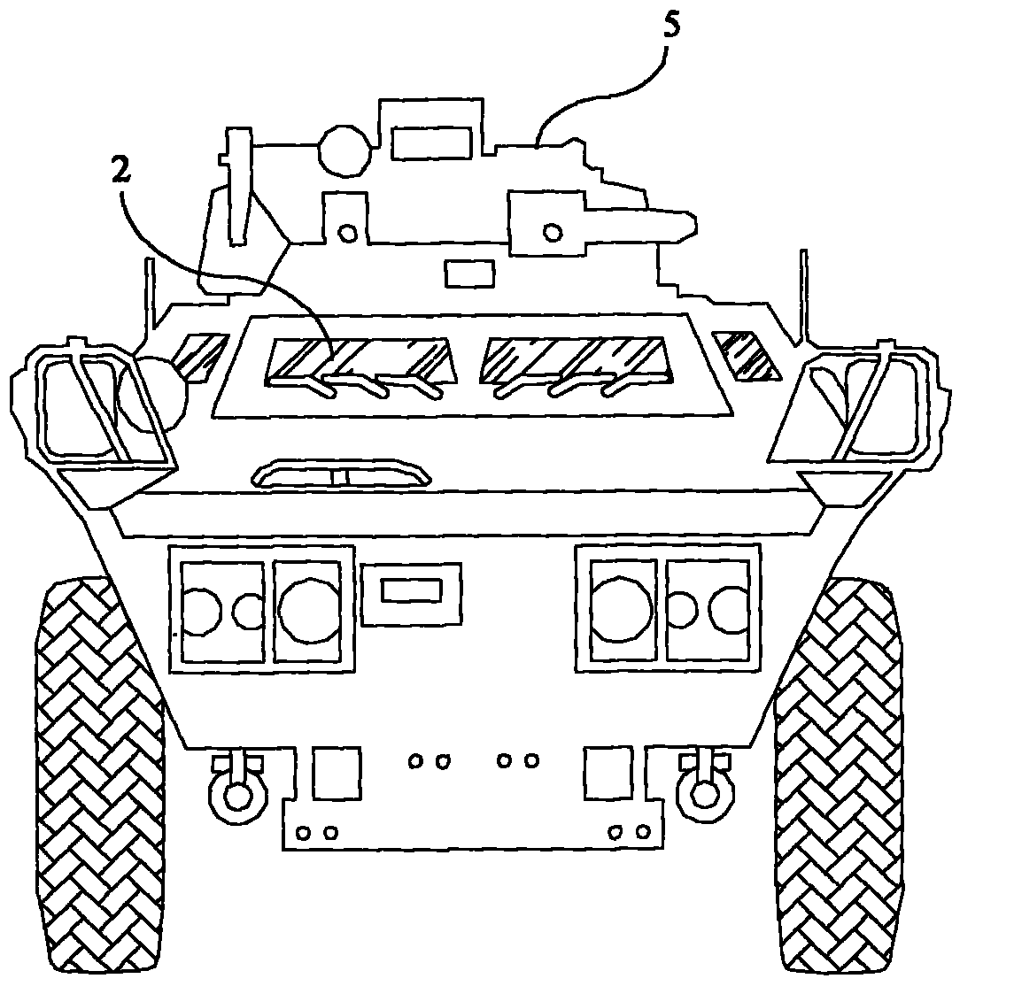 Armored car window fastening structure with explosion preventing and buffering functions and fastening method