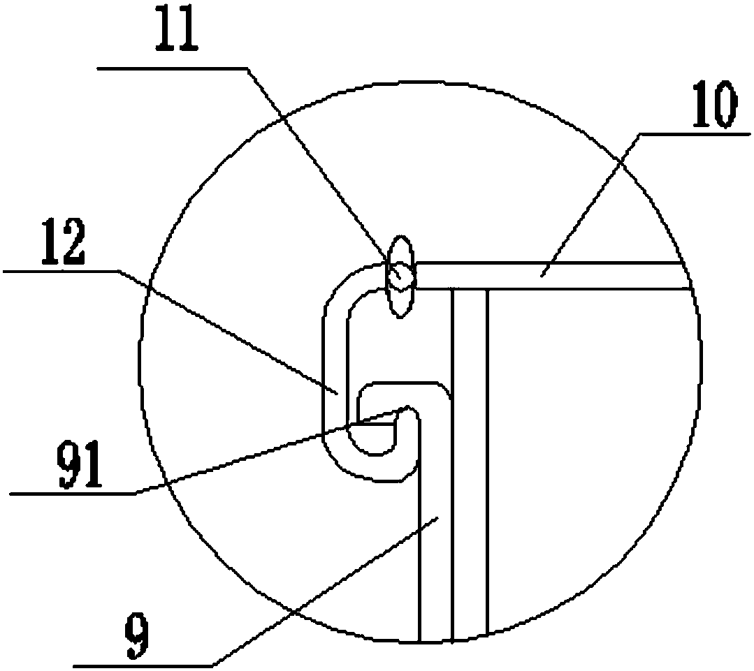 A filter bag dust collector with a quick-change filter bag cage combination