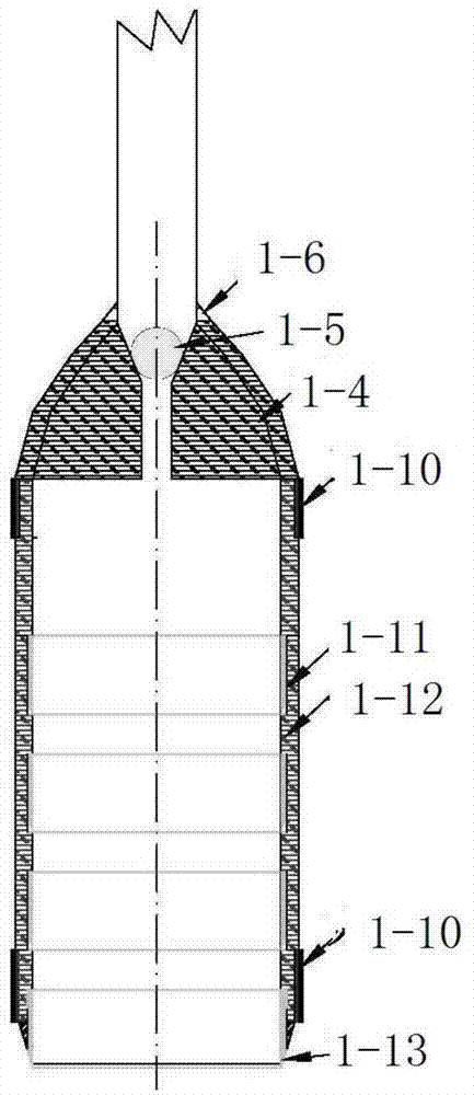 Line simple drilling cutting ring undisturbed sample extracting device