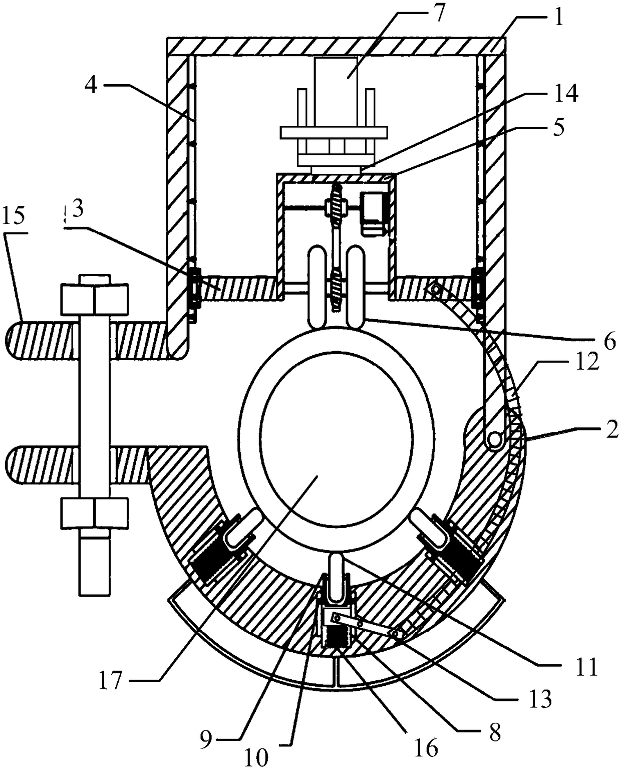 Automatic pole mounts and electric maintenance vehicles