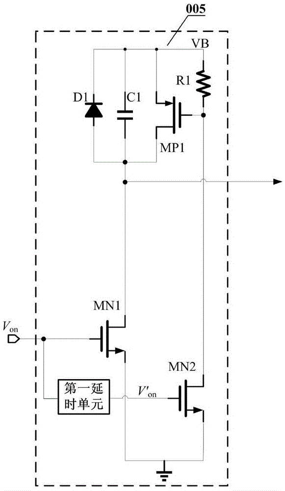 A high-voltage side gate drive circuit with anti-noise interference