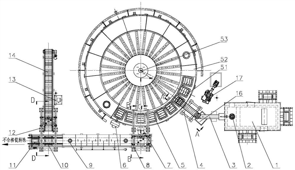 Casting device, ingot casting system and ingot casting method