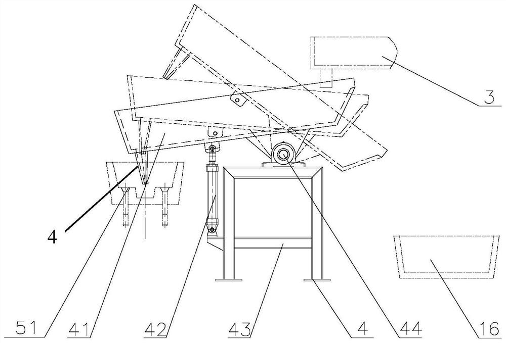 Casting device, ingot casting system and ingot casting method