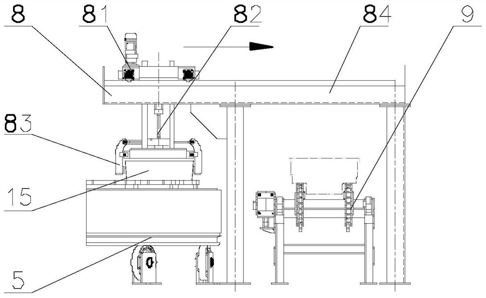 Casting device, ingot casting system and ingot casting method