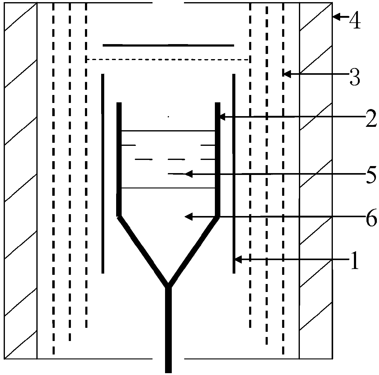 Method for growing Ce: YAG monocrystal fluorescent material