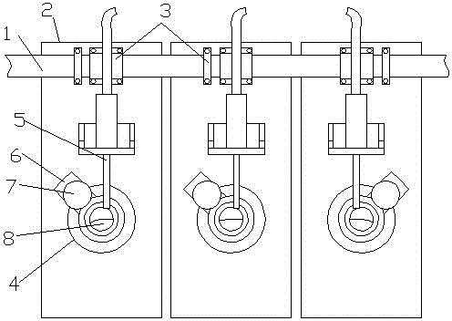 Display base frame forming machining device and method