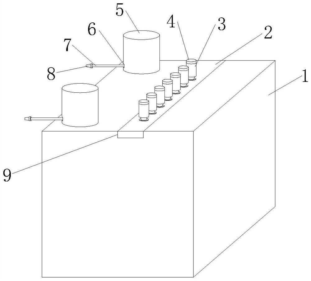 Electrophoresis apparatus convenient for dropwise adding test solution