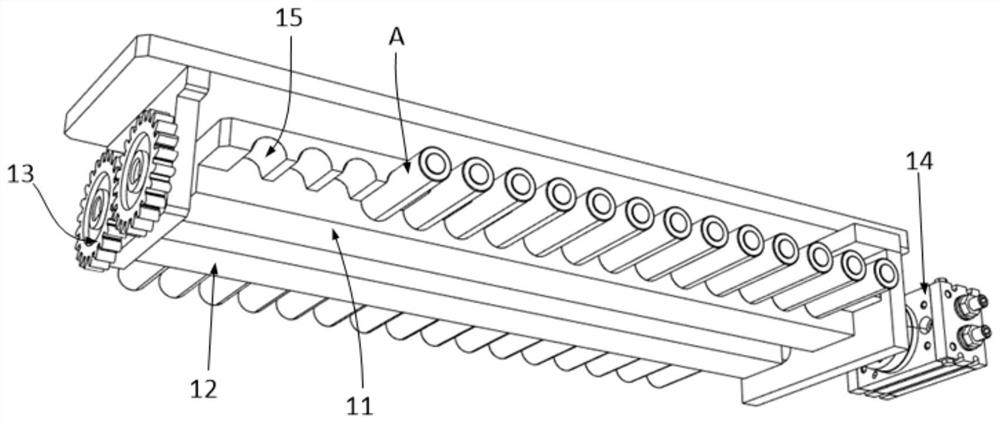 A positive and negative cell orientation device