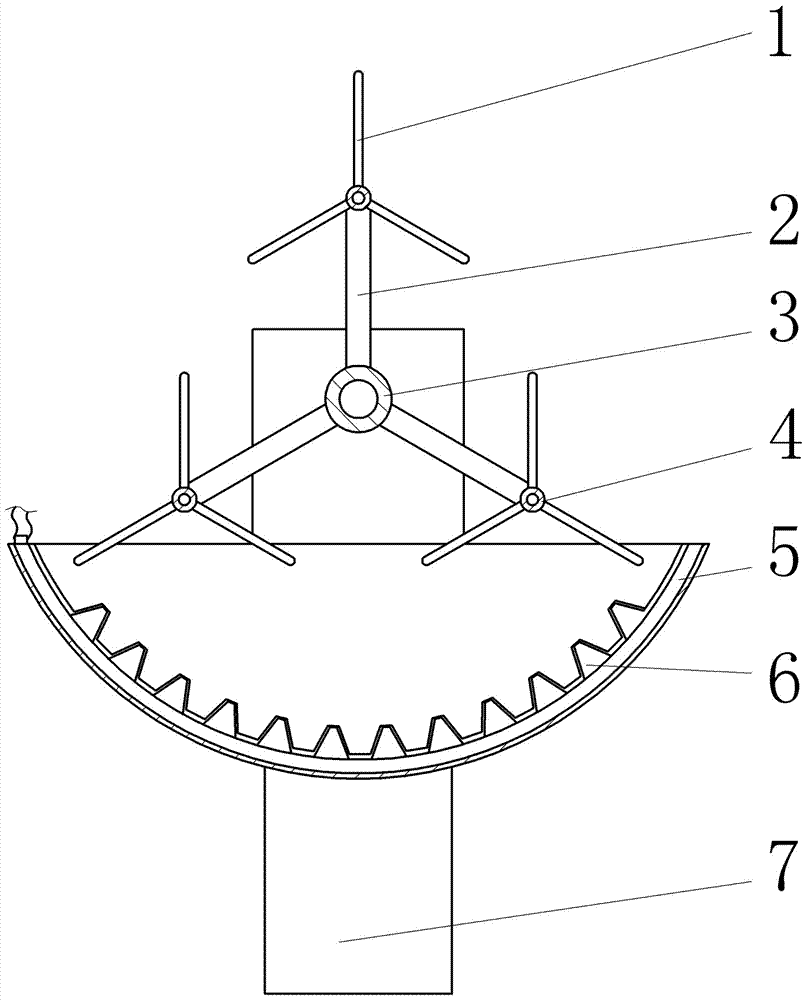 Tea leaf frying device