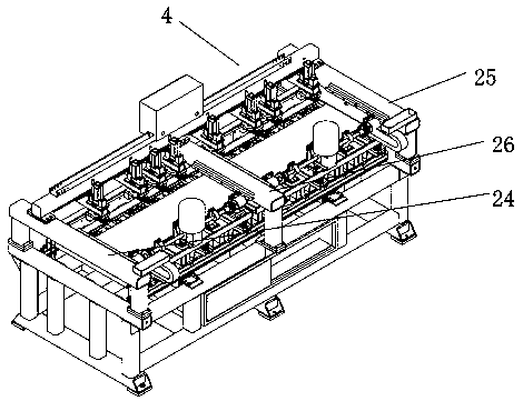 Step face door pocket automatic combination machine with veneer as standard and combination method thereof