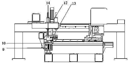 Step face door pocket automatic combination machine with veneer as standard and combination method thereof