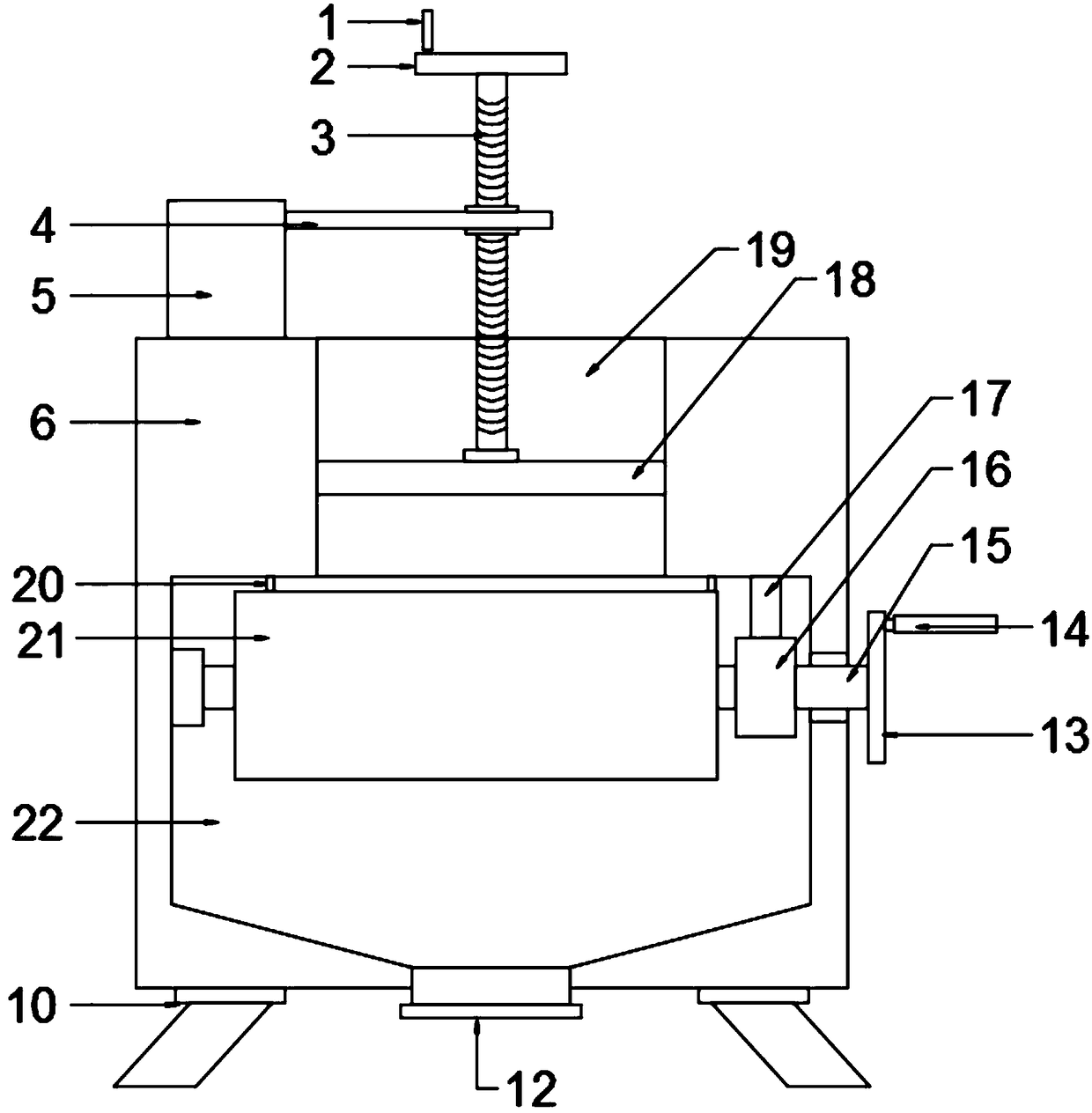 Anti-slip and anti-sticky chemical medicine grinding device