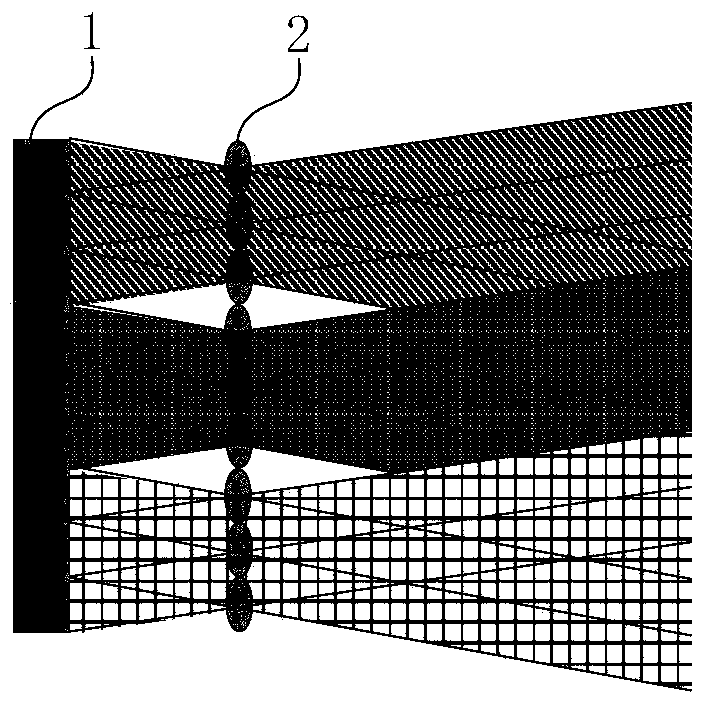 Display system of light field helmet with true stereo feeling