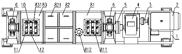 Horizontal paddle reaction granulator and operation method thereof