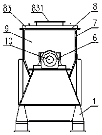 Horizontal paddle reaction granulator and operation method thereof