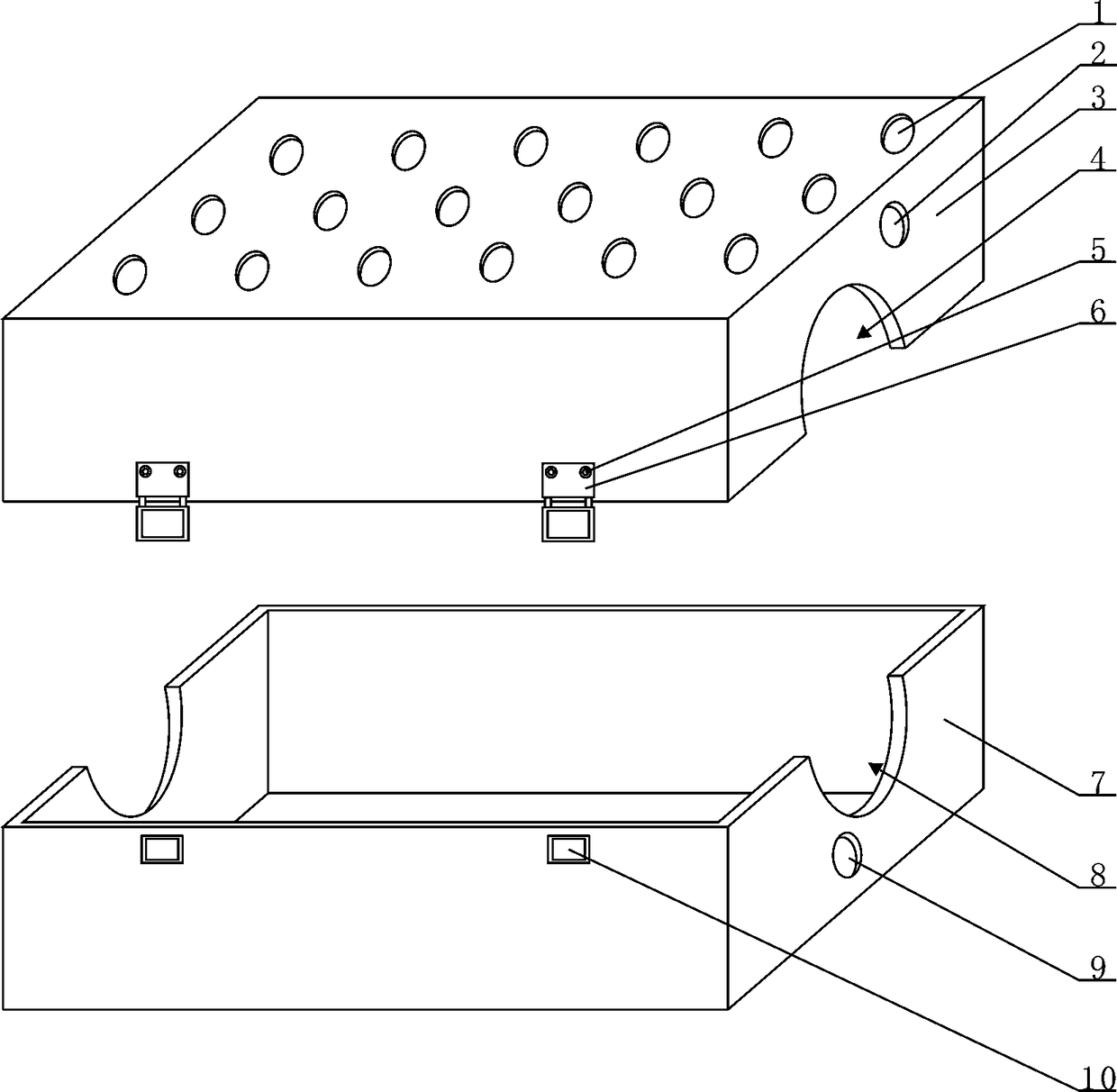 Dedicated fixing device for apple grafting