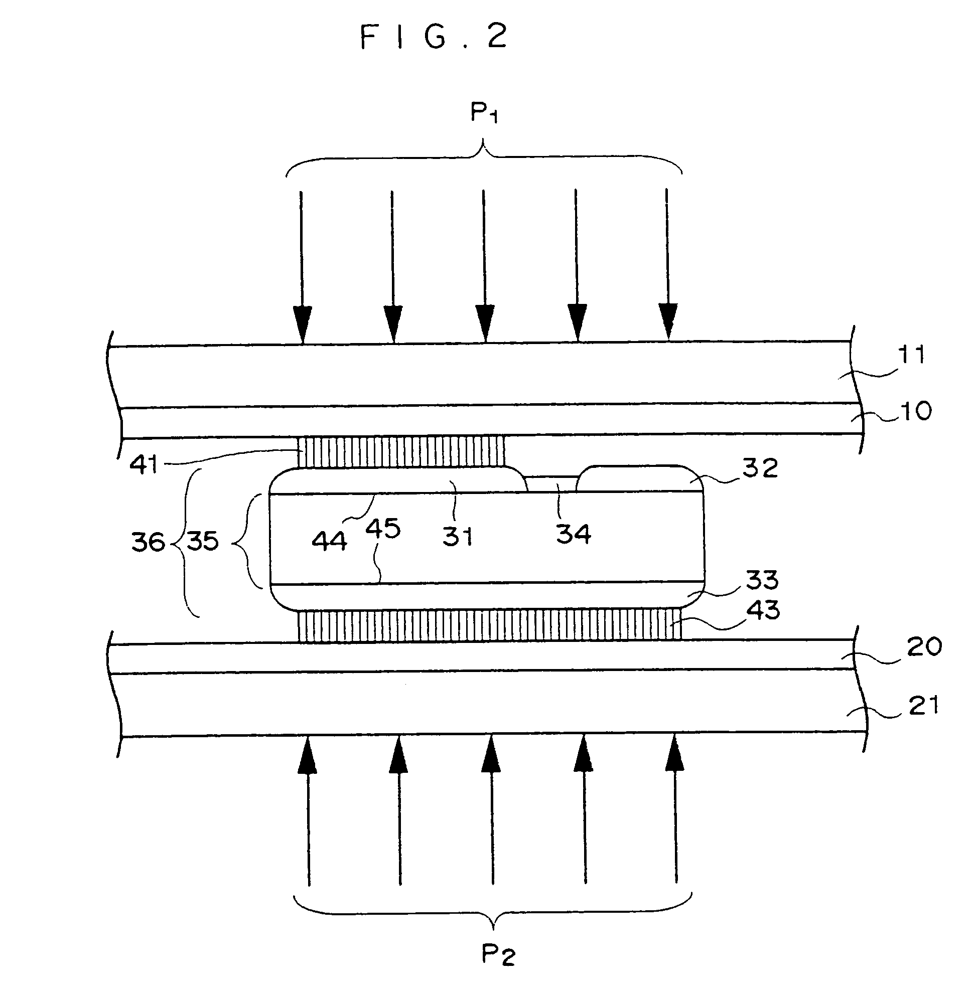 Pressure-welded semiconductor device