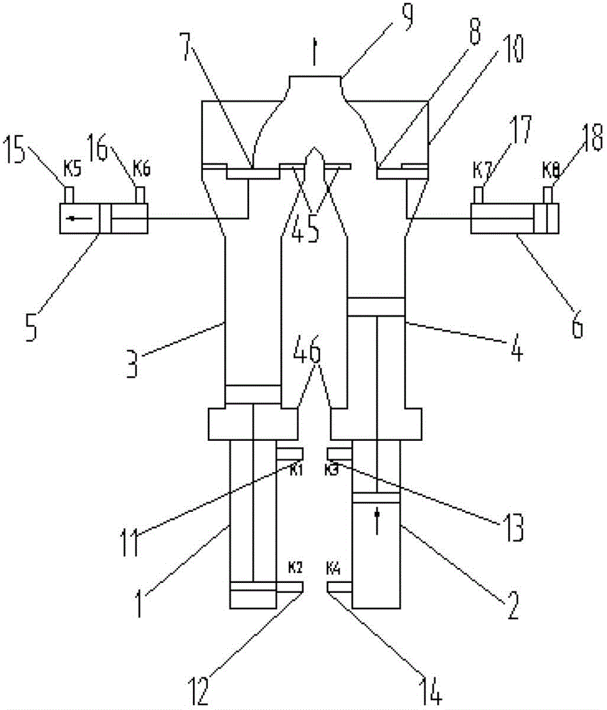 Device capable of realizing continuous constant flow pumping of concrete and control method of device