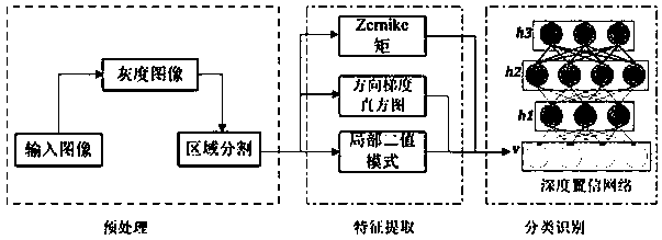 Sign language recognition method based on deep belief network and multi-mode characteristics