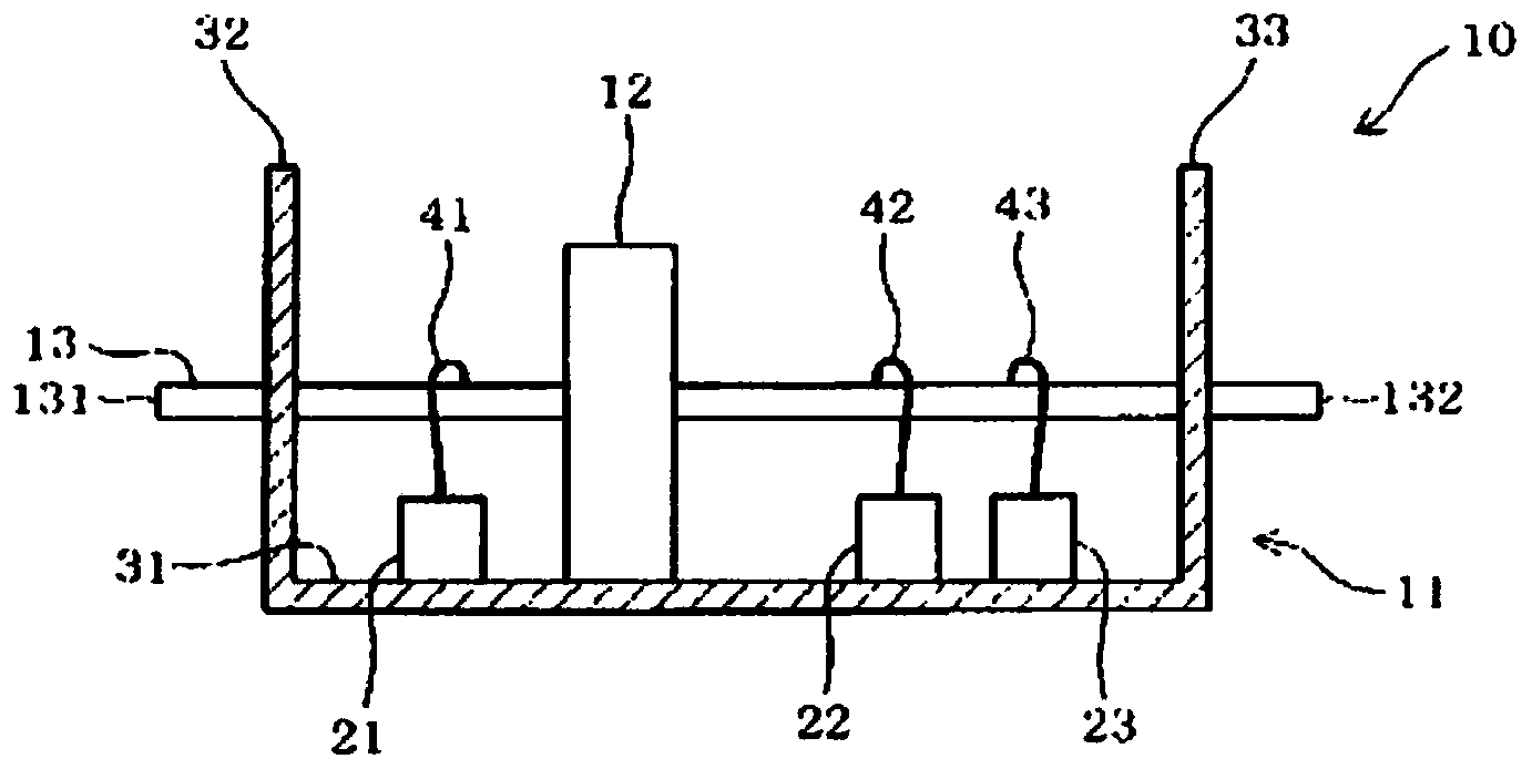 Busbar device with noise filter