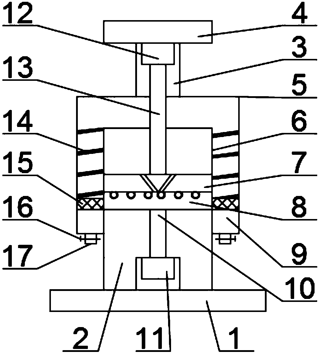 Coating grinding device