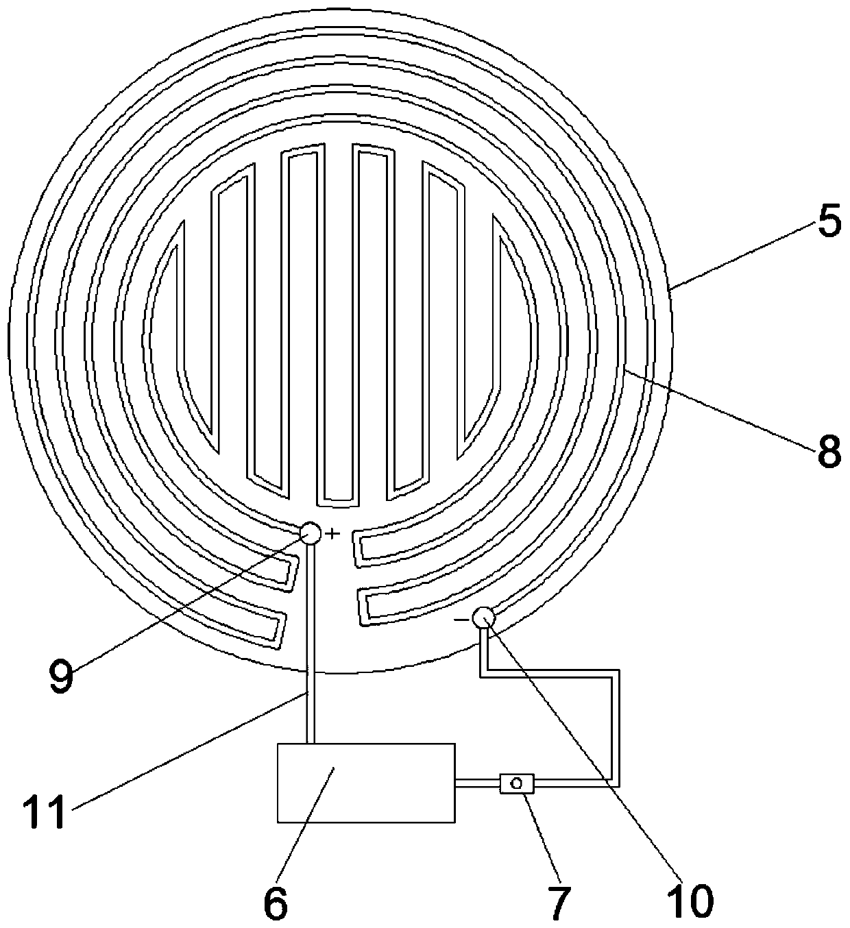 Hot fumigation patch for hemorrhoids