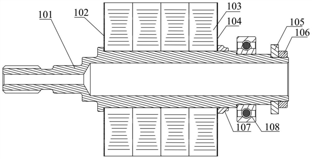 A permanent magnet synchronous motor rotor assembly for vehicles, its design method and motor