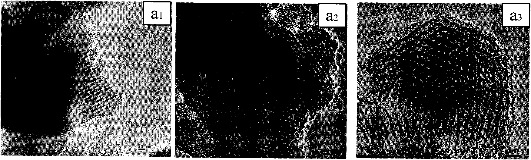 Zinc trifluoromethanesulfonate-loaded spherical mesoporous material, and preparation method and application thereof