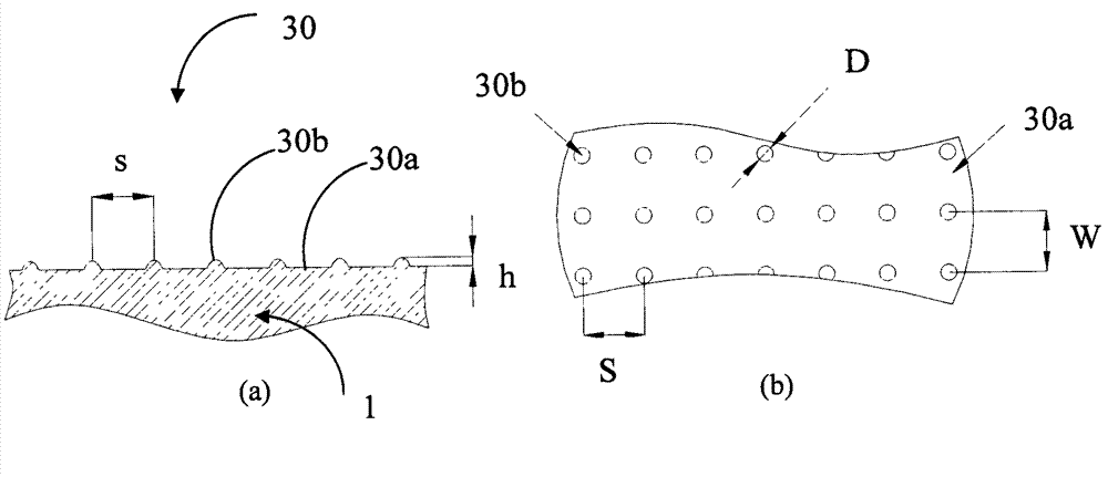 Piston with unsmooth top