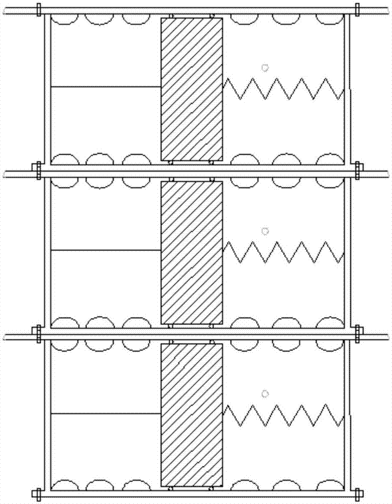 Water leakage detection device used for high voltage converter and combined device and method thereof