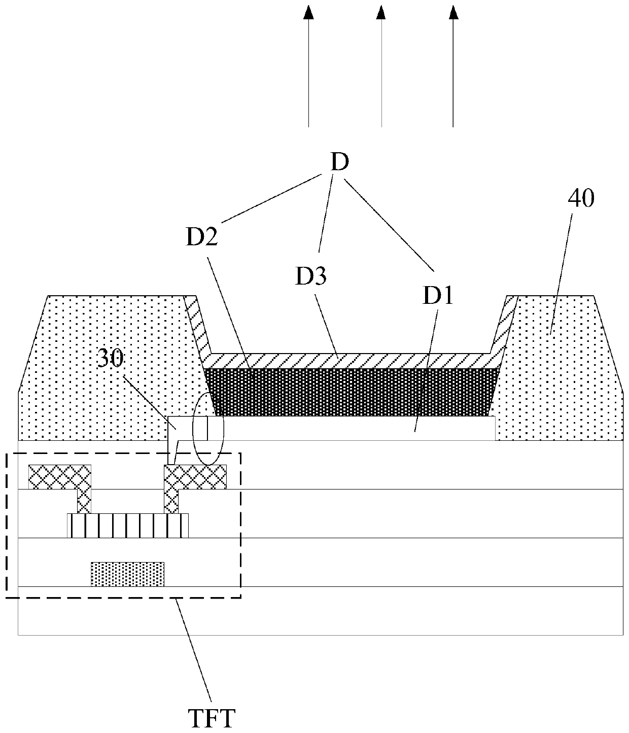 An array substrate and a display device