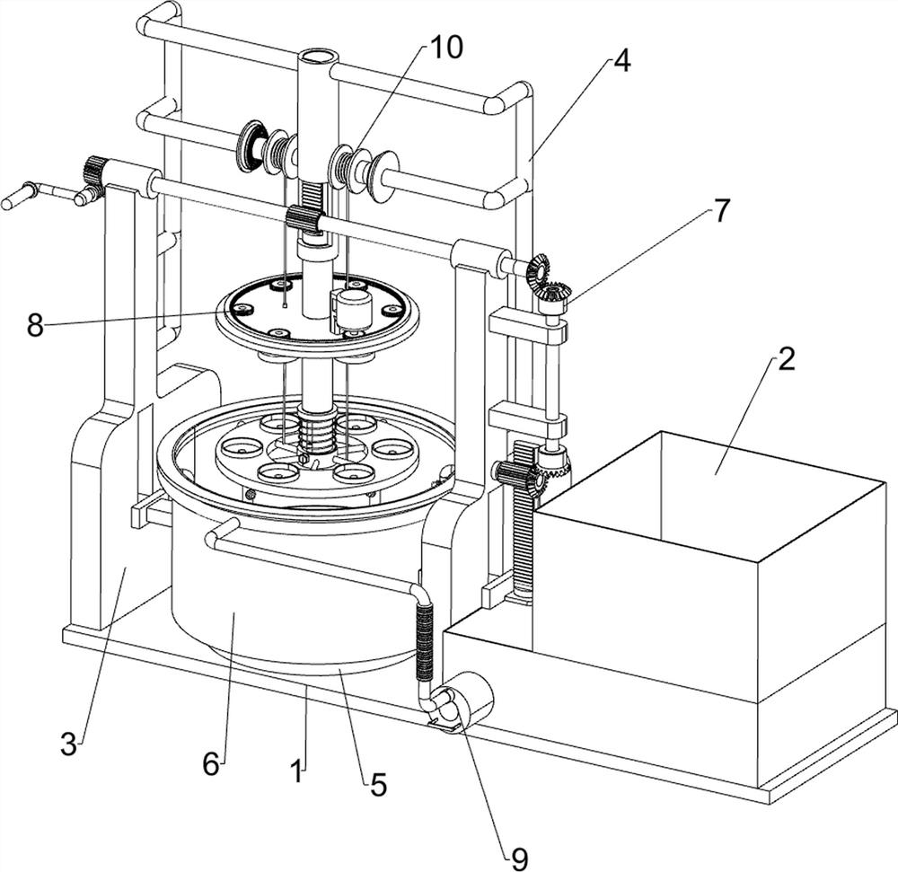 Flushing device of reverse osmosis membrane for sea water desalination