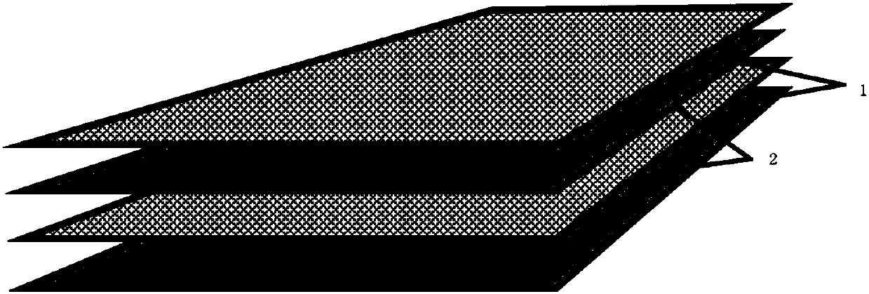 Cu/W composite material with anisotropic property and preparation method thereof