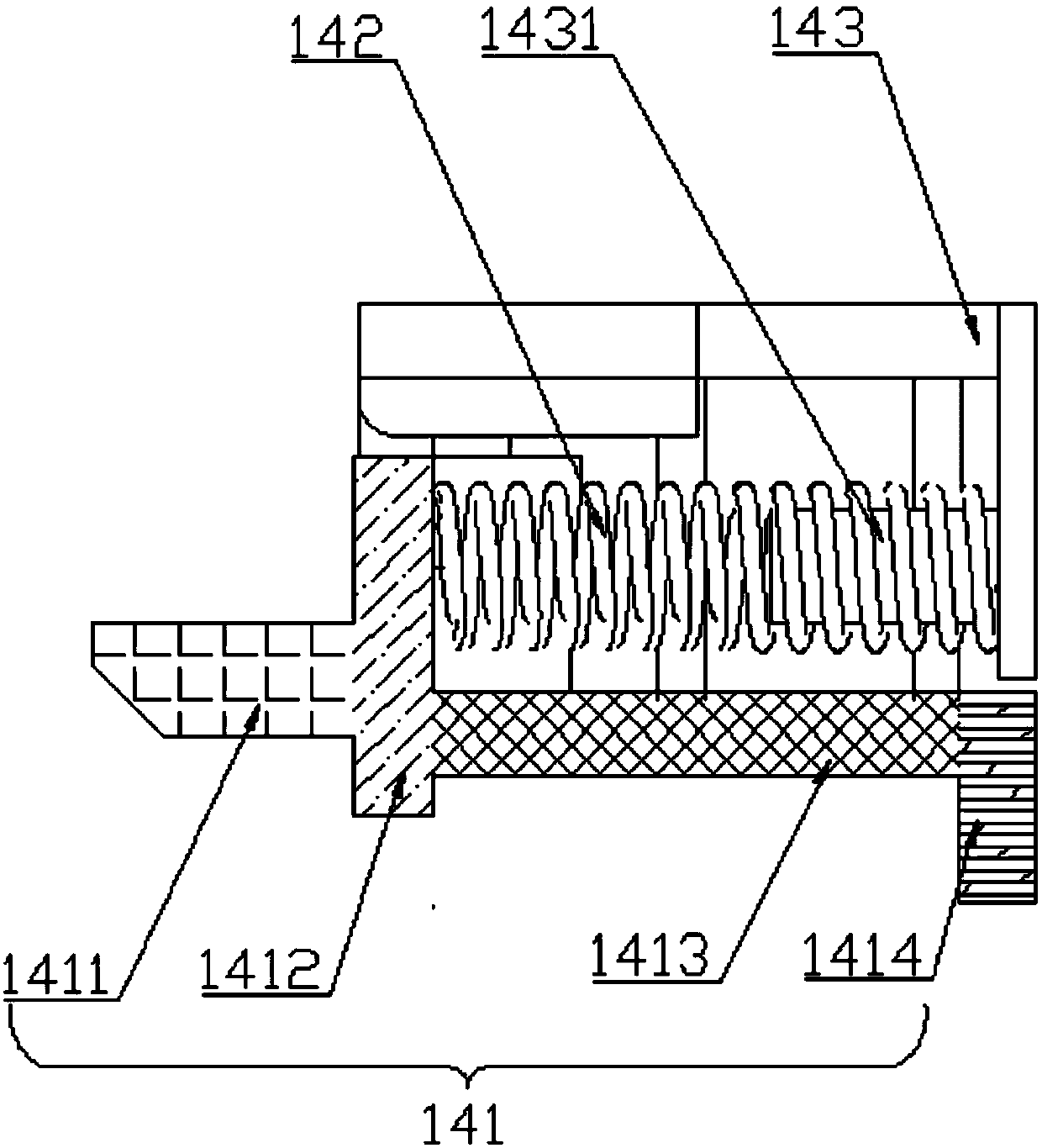 An air disinfection and purification device installed at the escape window of a bus