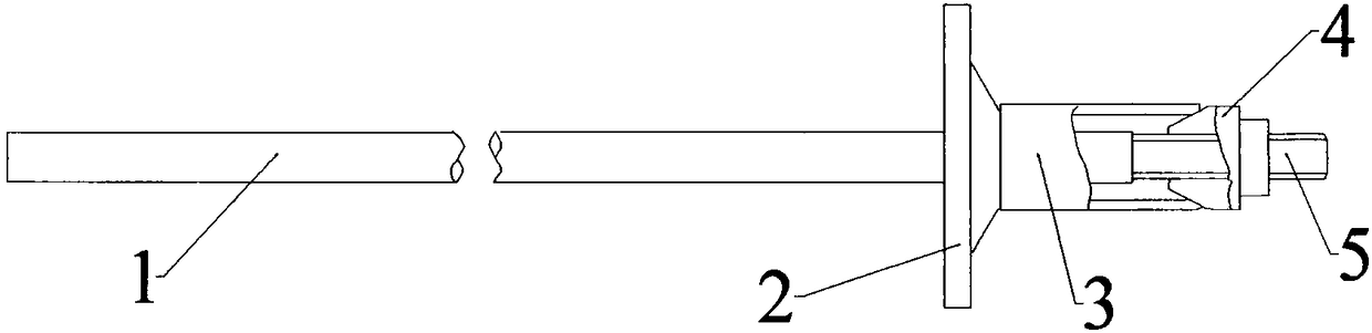 Avoidance buffering energy-absorbing anti-impact anchor rod