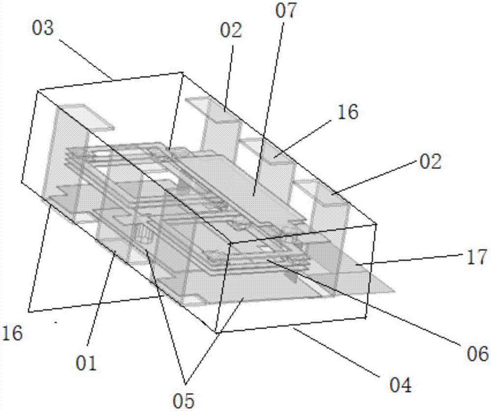 Laminated type power distribution module and its manufacturing method