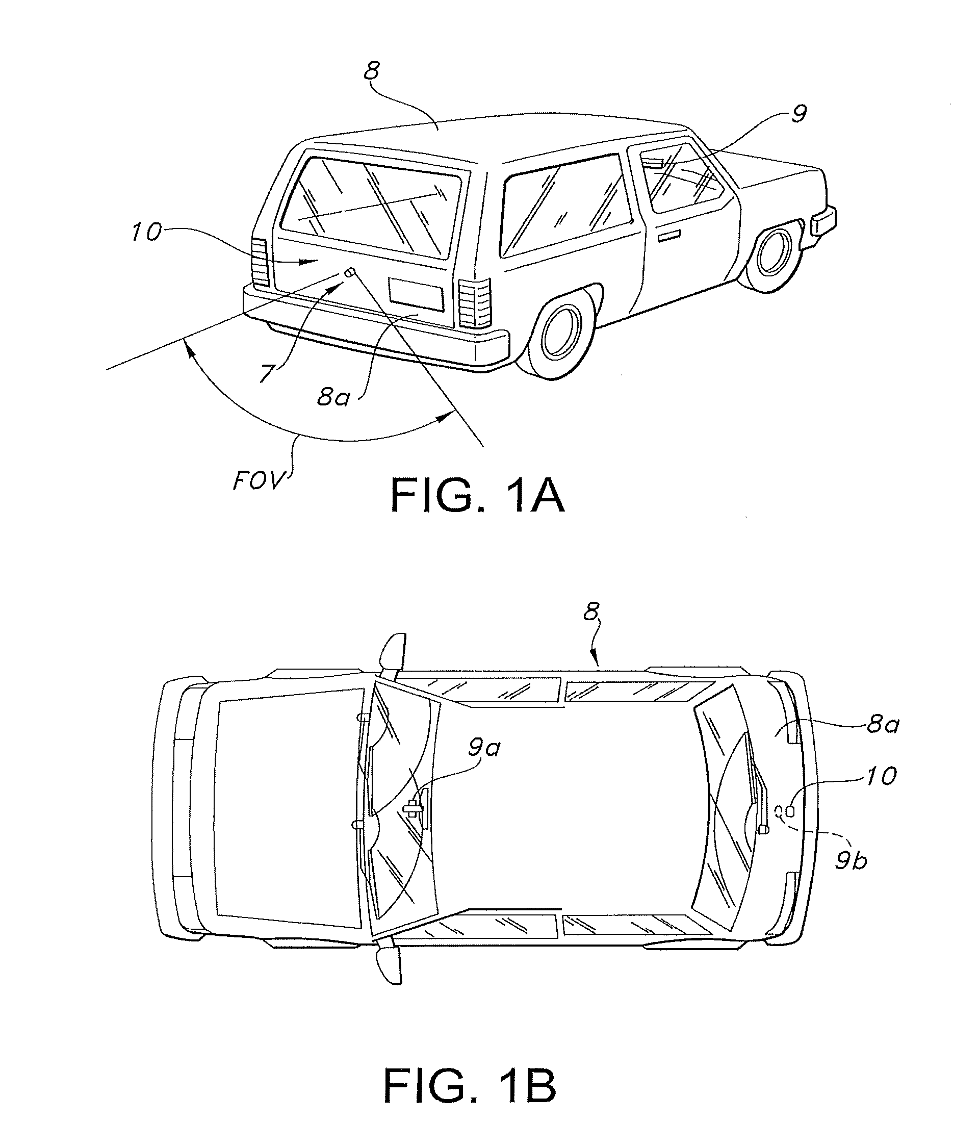 Integrated automotive system, nozzle assembly and remote control method for cleaning an image sensor's exterior or objective lens surface