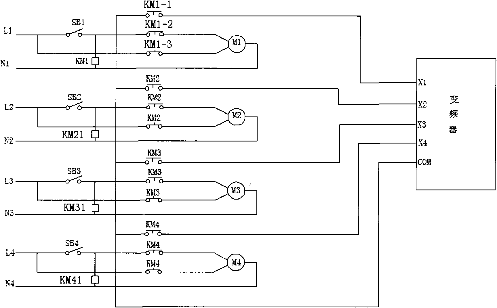 Frequency conversion ventilator