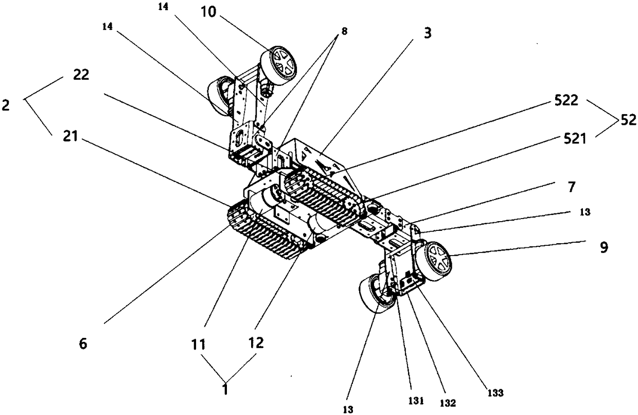 All terrain moving detection robot