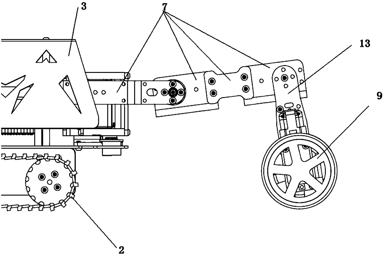 All terrain moving detection robot