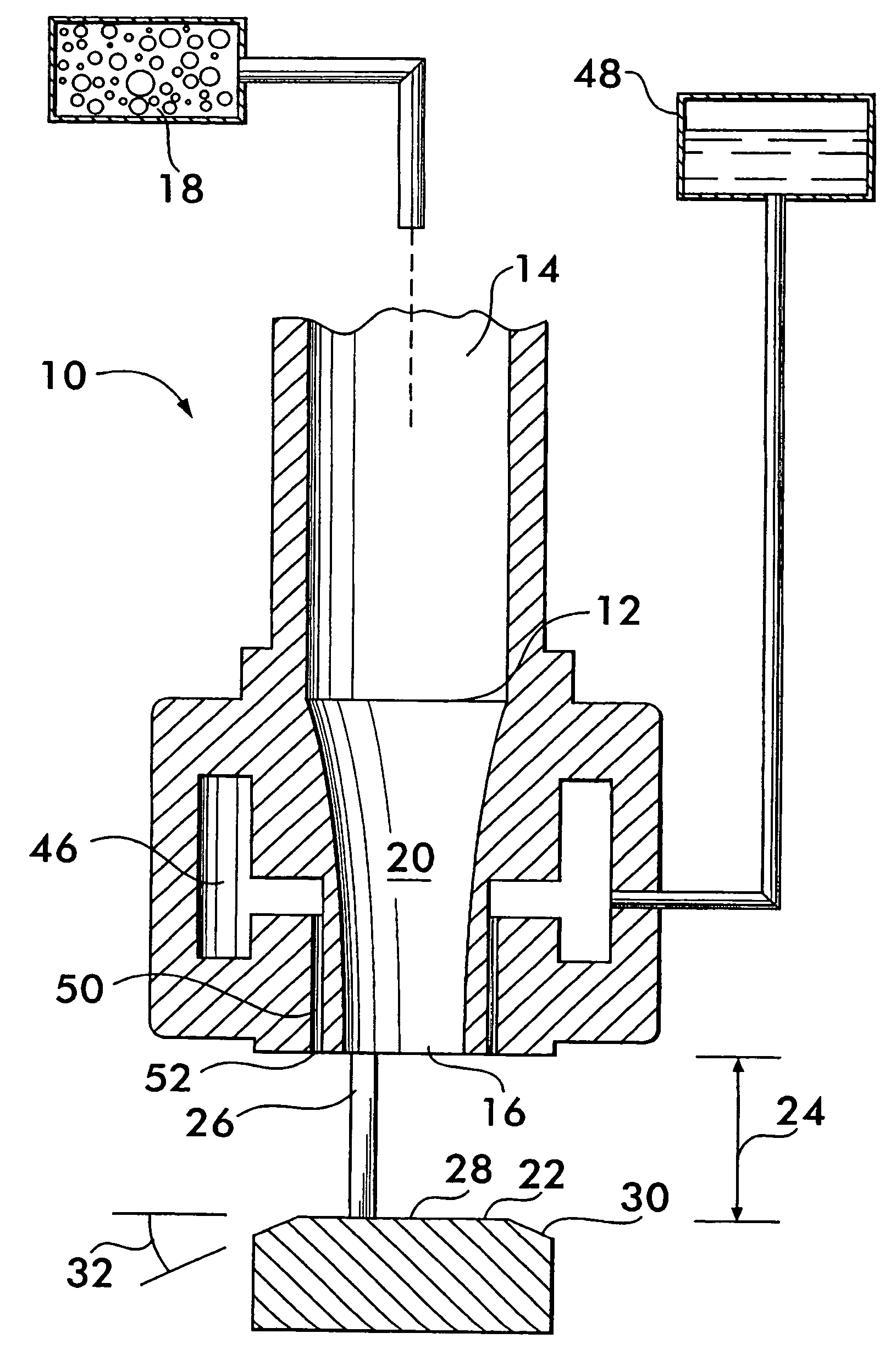 High velocity low pressure emitter