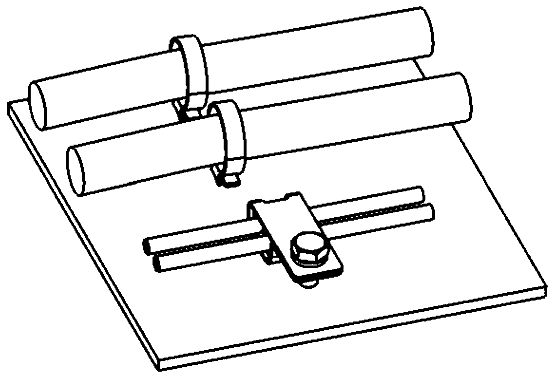 Multifunctional wire clamp of automobile