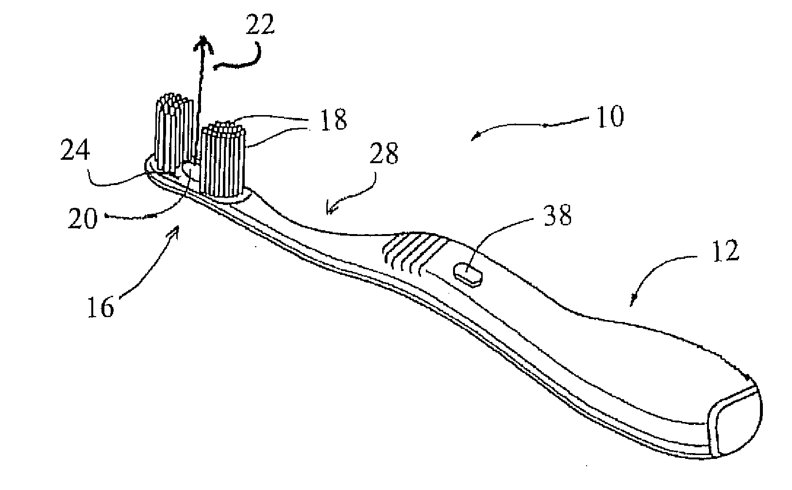 Photocatalysis process toothbrush