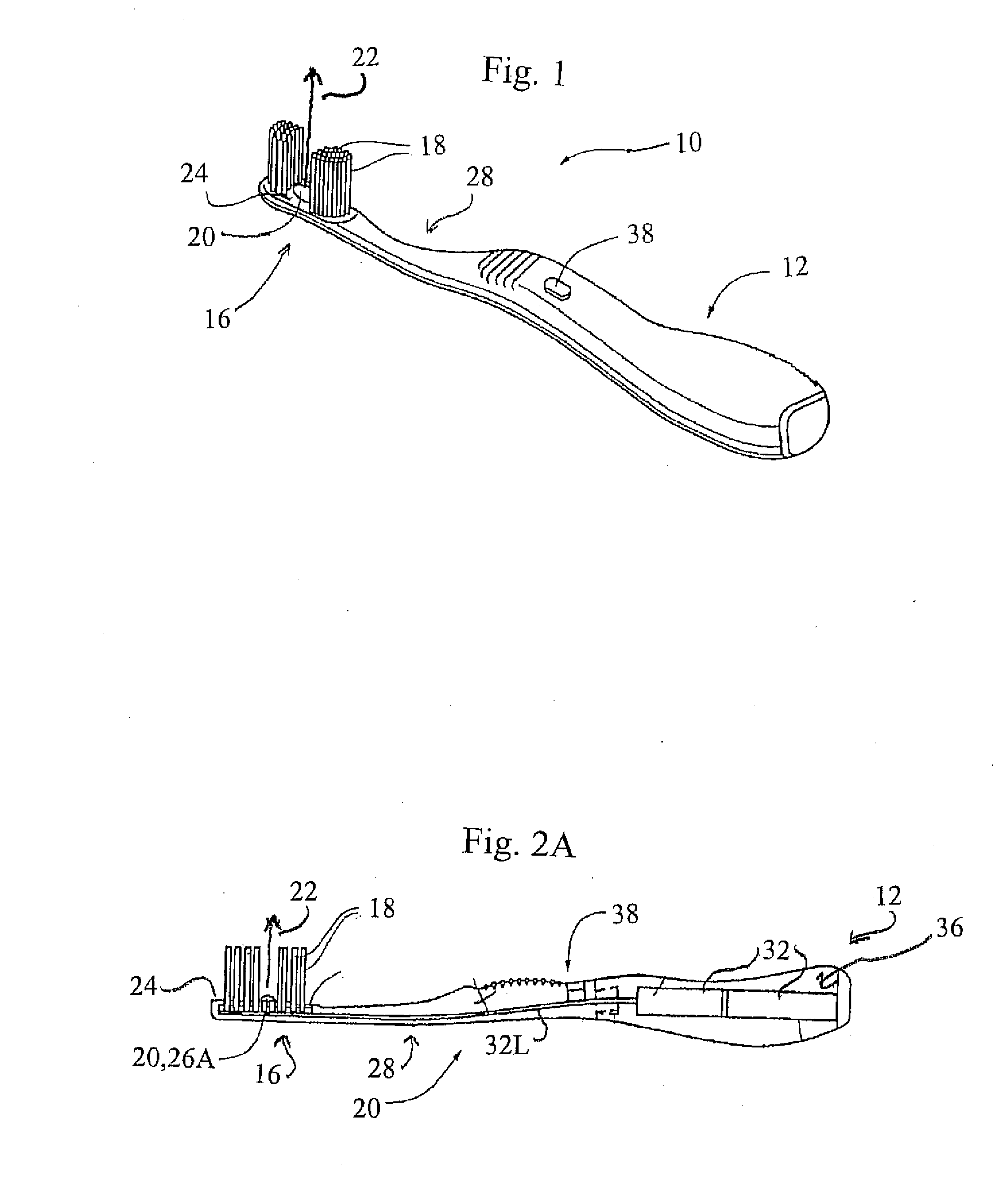 Photocatalysis process toothbrush