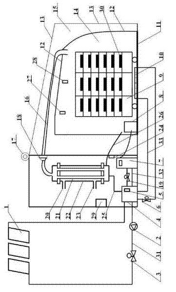 Greenhouse-type double-heat-collecting double-heat-preserving solar-energy heat-pump drying device